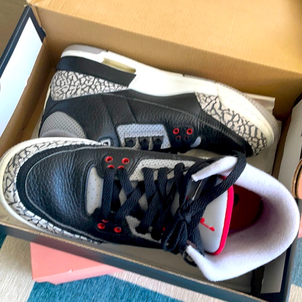 Jordan 3 Retro - black cement (2018) 6.5Y